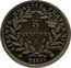 France 5 centimes Essai by Merley. Type I. Wide Listel 1905 A LIBERTE EGALITE FRATERNITE 5 CENTIMES A ESSAI coin reverse