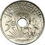 France 5 Centimes (Essai by Pillet) 5 CES LIBERTÉ ÉGALITÉ FRATERNITÉ CH.PILLET TYPE ESSAI coin reverse