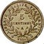 France 5 Centimes Essai. Merley 1902 A 5 CENTIMES ESSAI LIBERTÉ ÉGALITÉ FRATERNITÉ coin reverse