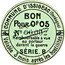 France 5 Centimes Issigeac 24 ND (1914-1918)  COMMUNE D'ISSIGEAC (DORDOGNE) BON POUR 0F05 N 06,002 REMBOURSABLE À VUE AU PORTEUR DURANT LA GUERRE SERIE. B VALABLE 3 MOIS APRÈS LES HOSTILITÉS coin obverse