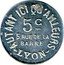 France 5 Centimes Lyon ND (1917) 5 C 5 RUE DE LA BARRE AUTANT ICI QU'AILLEURS LYON coin obverse