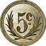 France 5 Centimes Marseille. French Company La Canebiere ND (1916) ND 5 C coin obverse