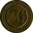 France 5 Centimes Paris. Seine. Acoulon & Blondelet ND (1917) 26 coin reverse