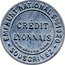 France 5 Centimes Type 2a. Green Stamp with Yellow Marked Text Background 1920 CRÉDIT LYONNAIS FYP BTE-S.G.D.G. PARIS EMPRUNT NATIONAL 6% 1920 SOUSCRIVEZ coin reverse