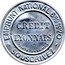 France 5 Centimes Type 6. Green Stamp with Red Background 1920 CRÉDIT LYONNAIS FYP BTE S.G.D.G. PARIS EMPRUNT NATIONAL 6% 1920 SOUSCRIVEZ coin reverse