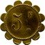 France 5 Francs Lyon. Restaurant Berthoux 1917 ND 5 F coin reverse