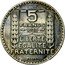 France 5 Francs (Turin. Essai) 5 FRANCS 1929 LIBERTE EGALITE FRATERNITE ESSAI coin reverse