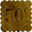 France 50 Centimes Istres. Aviation Cooperative 1917 ND(1917~1922) 50 C coin reverse