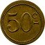 France 50 Centimes Lyon. Brasserie Republique 1917 ND 50 C coin reverse