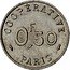 France 50 Centimes (Paris. Coins and Medals Workshop Cooperative) COOPÉRATIVE PARIS 0,50 F coin reverse