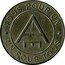 France 50 Centimes Paris. The Egalitarian Consumer Cooperative Society 1917 ND TOUS POUR UN UN POUR TOUS coin reverse