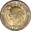 France 50 Centimes (Piedfort) KM# P1 RÉPUBLIQUE FRANÇAISE GUADELOUPE ET DÉPENDANCES coin obverse