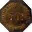 France 50 Centimes Remiremont. Grande Brasserie Lorraine 1915 ND 50 C GRANDE BRASSERIE LORREINE REMIREMONT coin obverse