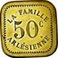 France 50 Centimes (The Arlesian Family. Arles) 50 C. LA FAMILLE ARLÈSIENNE coin reverse