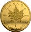 Canada 50 Cents (Classic Maple Leaf. Transition Obverse) CANADA 9999 9999 FINE GOLD 1G OR PUR coin reverse