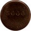 France 5000 Francs (Paris. Cooperative de Consommation du Personnel de l’Ateli) 5000 C C P A M M coin reverse