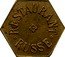 France 75 Centimes (Lyon. Restaurant Russe) RESTAURANT RUSSE coin obverse