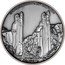 Niue Two Dollars (Argonath) © & TM NEW LINE PRODUCTION INC. (S23) 1 OZ 999 FINE SILVER coin reverse