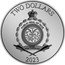 Niue Two Dollars (Flash. DC Comics) TWO DOLLARS PUBLIC SEAL OF NIUE ATUA NIUE TUKULAGI 2023 coin obverse