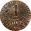 France 1 Centime Daniel-Dupuis 1898  LIBERTE EGALITE - FRATERNITE 1 CENTIME 1898 coin reverse