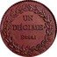 France 1 Decime (Essai) REPUBLIQUE FRANCAISE 1793 L'AN 2 coin reverse