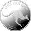 Australia 1 Dollar 30th Anniversary of the Kangaroo Series. Mob of Thirty 2023 C ONE DOLLAR C 1 OUNCE .999 AG 30TH ANNIVERSARY HH coin reverse