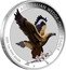 Australia 1 Dollar Australian Wedge-tailed Eagle. Coloured 2023 P JM AUSTRALIAN WEDGE-TAILED EAGLE 2023 1OZ 9999 SILVER P coin reverse