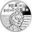 Niue One Dollar Polish Nobel Prize Winners. Wislawa Szymborska 2023 mw W I S Ł A W A S Z Y M B O R S K A coin reverse