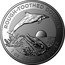 Australia 1 Dollar Rough-Toothed Dolphin 2023 ROUGH-TOOTHED DOLPHIN 1 OZ .999 FINE SILVER coin reverse