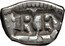 France 1 Escalin Countermarked Guadeloupe Coinage ND (1802)  Host dates are mostly unknown due to the way these chips are cut KM# 2 RF coin obverse
