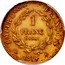 France 1 Franc (Napoleon II Essai) X# E12a 1 FRANC ESSAI EMPIRE FRANÇAIS 1816 coin reverse