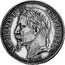 France 1 Franc Napoleon III - Empire - Essai 1860 KM# PnA93 BARRE NAPOLEON III EMPEREUR coin obverse