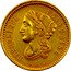 France 10 Centimes Essai by Boivin. Gilded Piedfort 1848 REPUBLIQUE FRANÇAISE F. BOIVIN. coin obverse