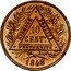 France 10 Centimes Essai by Marrel 1848 10 CENTS LIBERTE EGALITE FRATERNITE 1848 coin reverse