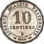 France 10 Centimes (Essai by Merley 18 sides) 10 CENTIMES A LIBERTÉ ÉGALITÉ FRATERNITÉ ESSAI coin reverse