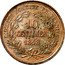 France 10 Centimes (Essai by Moull. Piedfort) 10 CENTIMES 1848 LIBERTE EGALITE FRATERNITE coin reverse