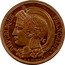 France 10 Centimes (Essai by Oudine) REPUBLIQUE FRANÇAISE E. A. OUDINÉ F. coin obverse