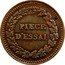France 10 Centimes (Essai type Dupre) PIECE D'ESSAI coin reverse