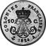 France 10 Centimes (French Colonies Essai) KM# E10 COLONIES FRANÇAISES 1824 A 10 C. coin reverse