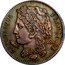France 10 Centimes Libertine Essai by Farochon 1848 RÉPUBLIQUE FRANÇAISE E.FAROCHON coin obverse