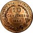 France 10 Centimes (Rogat Essai. Helmeted Libertine) LIBERTÉ ÉGALITÉ FRATERNITÉ 10 CENTIMES 1848 coin reverse