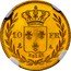 France 10 Francs (Charles X. Pattern Coin) 10 FR A ESSAI coin reverse