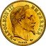France 10 Francs Napoleon III Pattern 1862 E NAPOLEON III EMPEREUR BARRE coin obverse