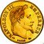France 10 Francs (Pattern. A - Paris) KM# TS19 NAPOLEON III EMPEREUR BARRE coin obverse