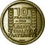 France 10 Francs The Large Module Pattern by Turin 1939  Essay, minted between 1929/1939, large module, normal listel 10 FRANCS 1929 LIBERTE EGALITE FRATERNITE ESSAI coin reverse