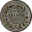 France 100 Francs Louis Philippe I. Pattern by Rogat 1831 100 FRANCS 1831. coin reverse