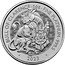 UK 100 Pounds (Charles III Bull of Clarence) BULL OF CLARENCE 1 OZ FINE PLATINUM 999.5 DL 2023 coin reverse