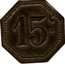 France 15 Centimes (Remiremont. Trianon Remiremont) 15 C_ coin reverse