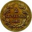 France 2 Centimes (Essai by Bovy) 2 CENTIMES 1843 ESSAI coin reverse