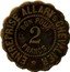 France 2 Francs (Belvianes (Aude) - Allary & Chevelier) BON POUR 2 FRANCS ENTREPRISE ALLARY & CHEVALIER coin obverse